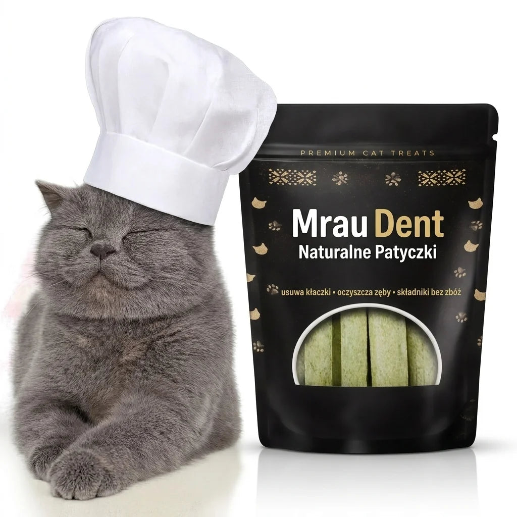 MrauDentis – Natürliche Katzenminze-Sticks für gesunde Zähne und zur Entfernung von Haarballen