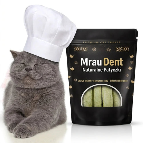 MrauDentis – Natürliche Katzenminze-Sticks für gesunde Zähne und zur Entfernung von Haarballen